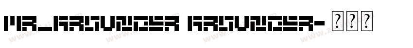 mr_Arounder Arounder字体转换
